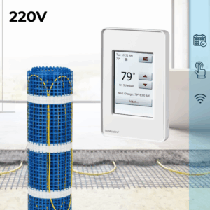 CosyFloor Mat Infloor Heating System with Touchscreen WiFi Thermostat 220V