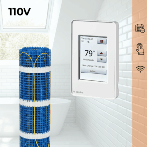 CosyFloor Mat Infloor Heating System with Touchscreen WiFi Thermostat 110V