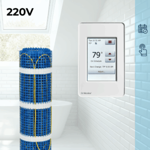 CosyFloor Mat Infloor Heating System with Touchscreen Thermostat 220V