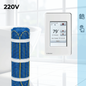 CosyFloor Mat Infloor Heating System with Touchscreen Thermostat 220V