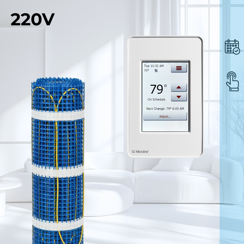 CosyFloor Mat Infloor Heating System with Touchscreen Thermostat 220V - Image 6