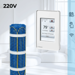 CosyFloor Mat Infloor Heating System with Touchscreen  WiFi  Thermostat 220V