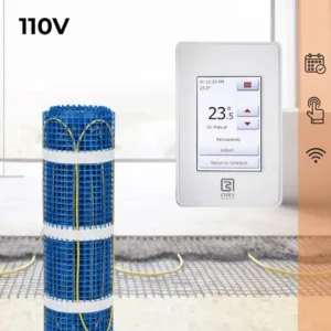 CosyFloor Mat Infloor Heating System with Touchscreen WiFi Thermostat 110V