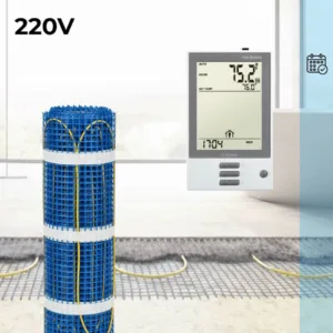 CosyFloor Mat Infloor Heating System with Programmable Thermostat 220V