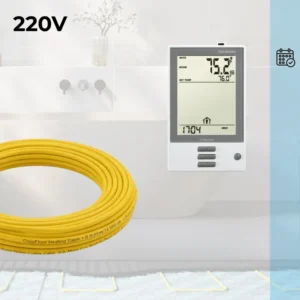 CosyFloor Cable Infloor Heating System with Programmable Thermostat 220V