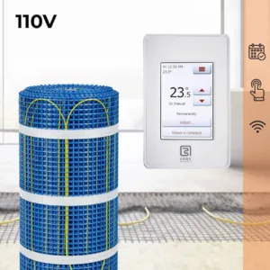 CosyFloor Mat Infloor Heating System with Touchscreen WiFi Thermostat 110V