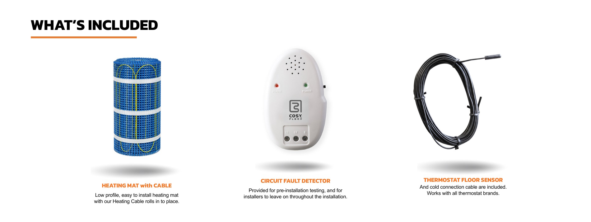 Included – Mat + No Thermostat